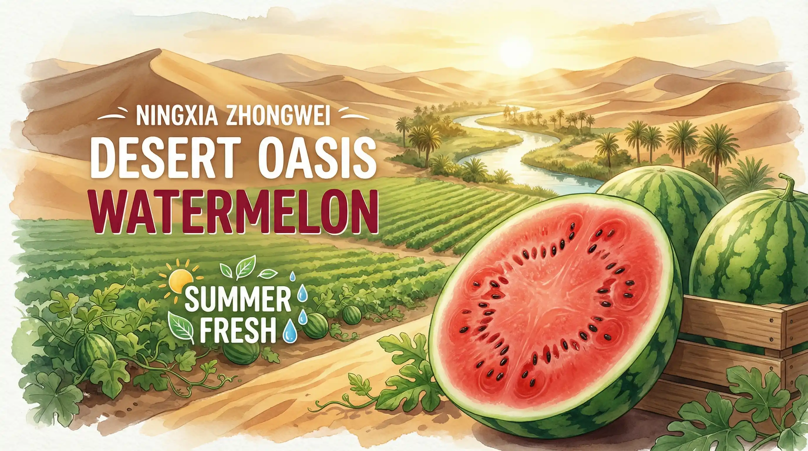 宁夏硒砂瓜产地风光 - 吃瓜黑料